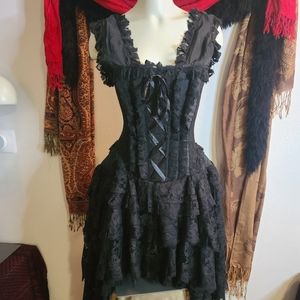 Burleska Gothic Victorian Corset Dress 🕸